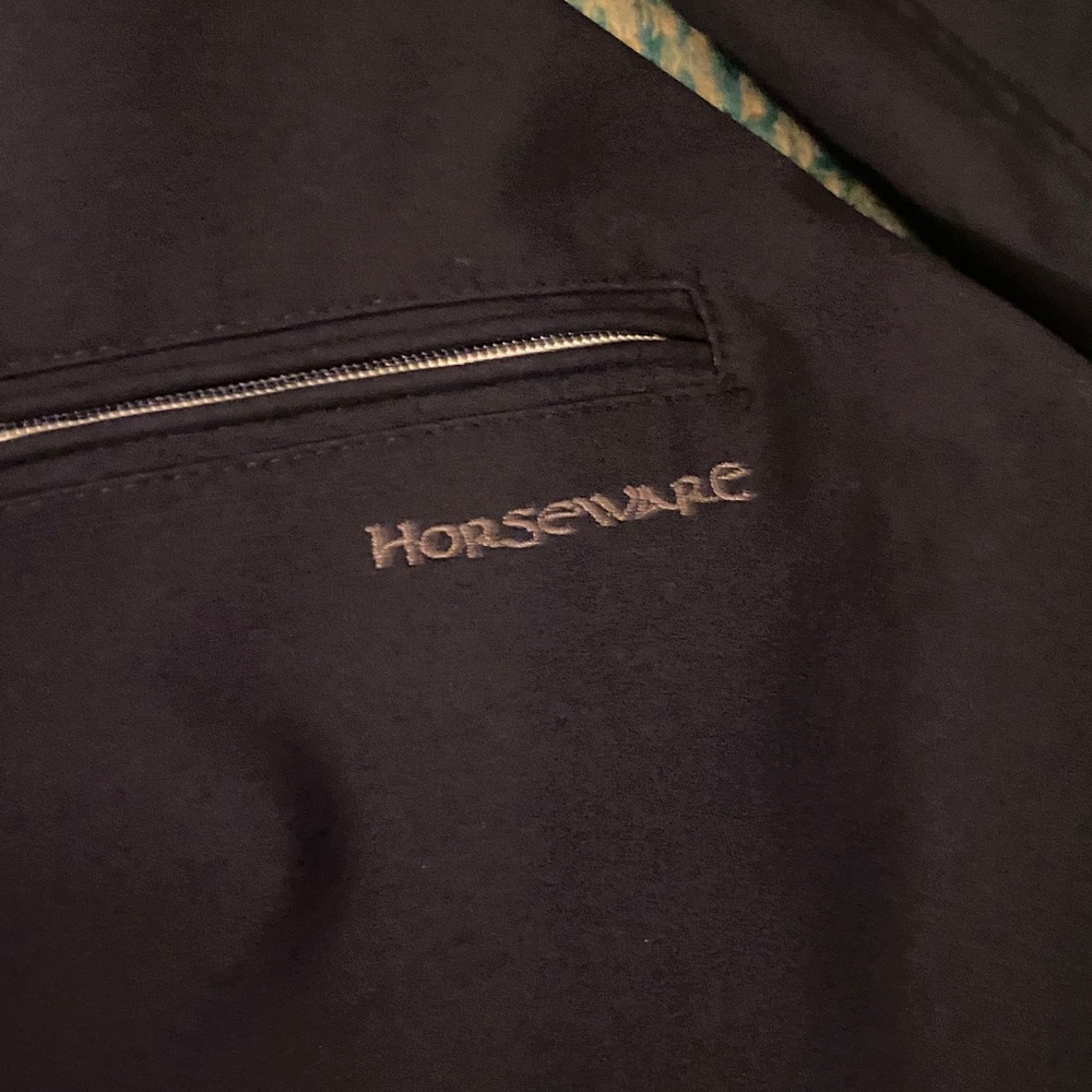 Horseware girls competition jacket navy and red - Picture 4 of 9